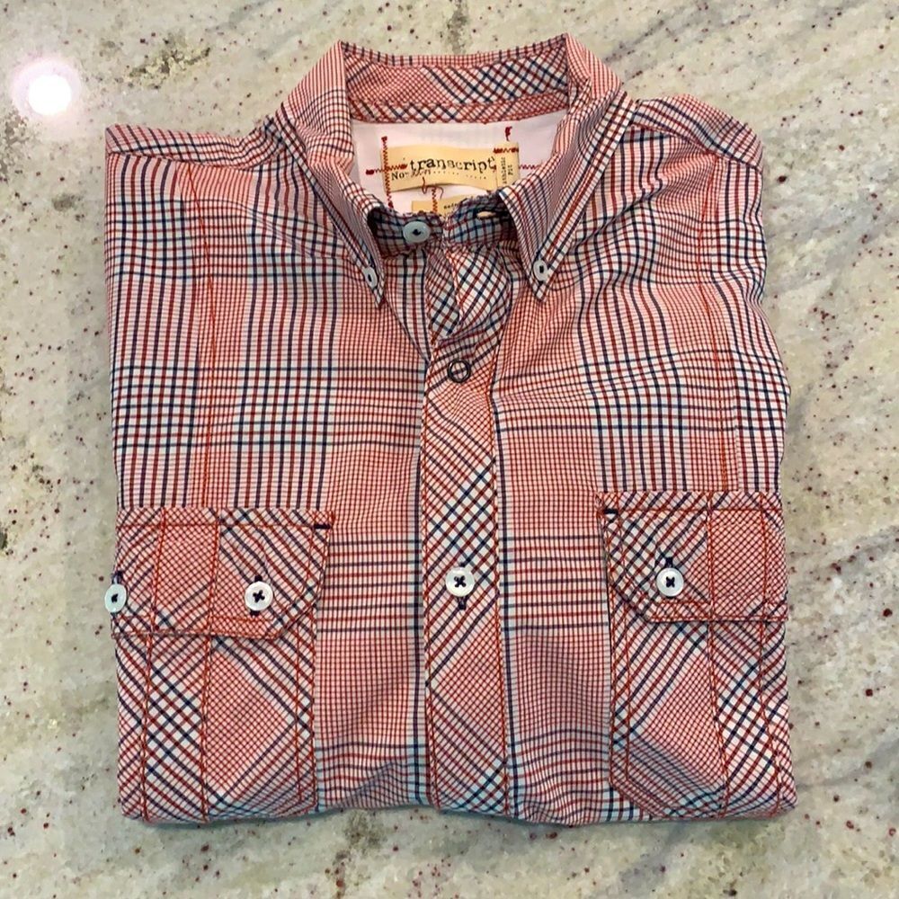 Men’s Plaid S/S Casual Shirt